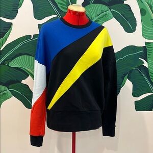 NJ.COD Paris Geometric Colors Sweatshirt
